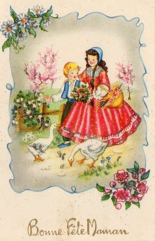 Carte  Fête des mamans