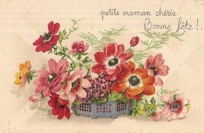 Carte  Fête des mamans