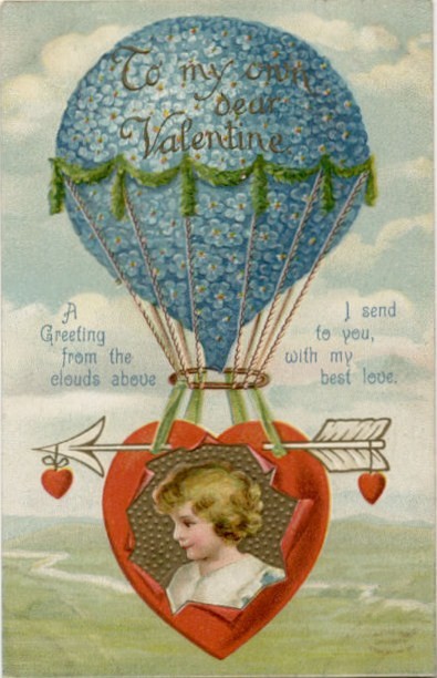  Carte ancienne de Saint Valentin