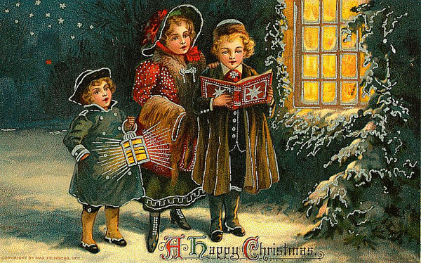 Cartes anciennes  de  Noël