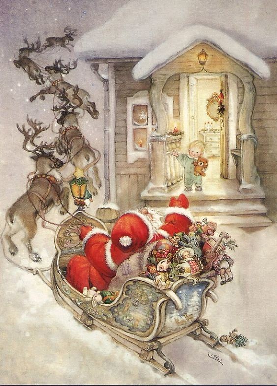 Mignonnes illustrations de Noël