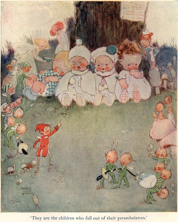 Illustration de Mabel Lucie Attwell - Peter Pan