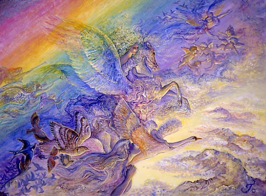 Peinture féérique de Josephine Wall