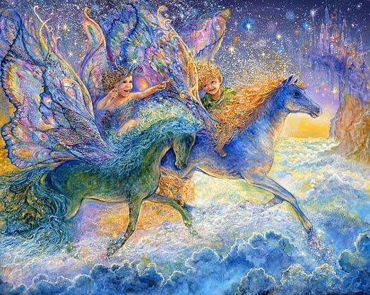 Peinture féerique de Josephine Wall