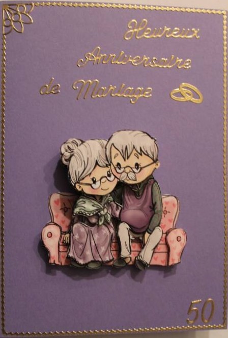 Papy et Mamie 50 ans de mariage