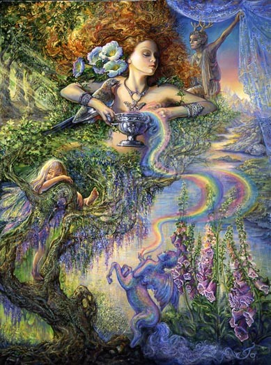 Peinture féérique de Josephine Wall