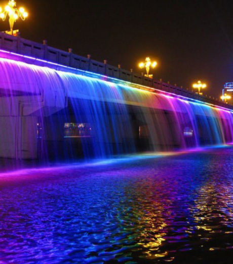 Le pont de Banpo-Corée du sud