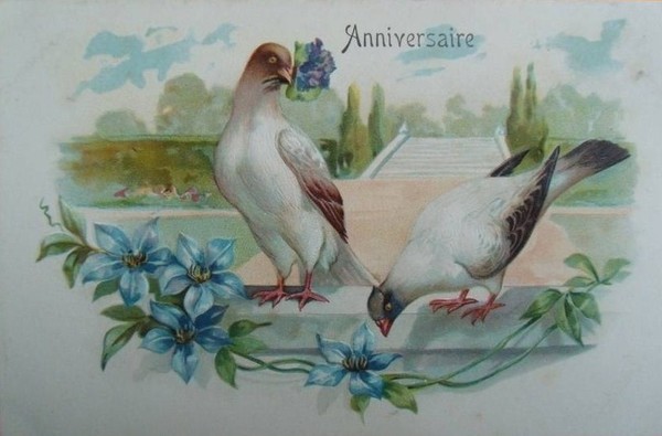 Carte ancienne de bonne fête