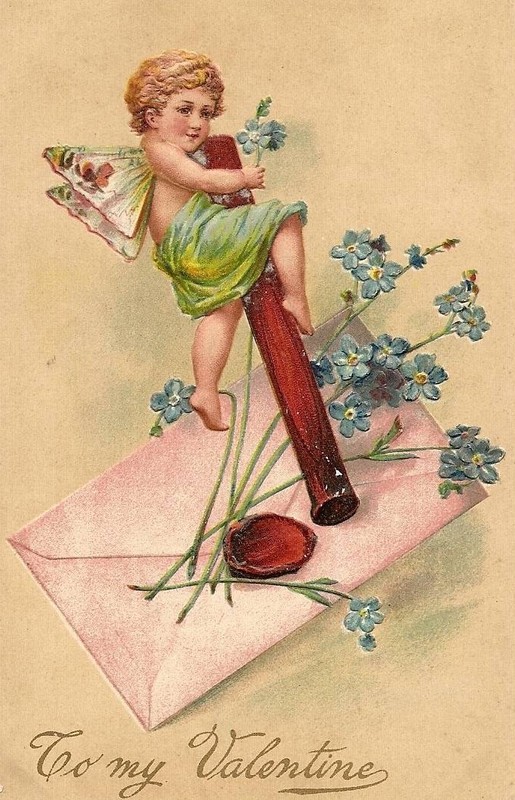  Carte ancienne - Saint Valentin 