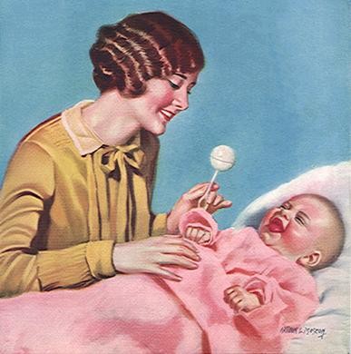 Illustrations - Bébé d'antan 
