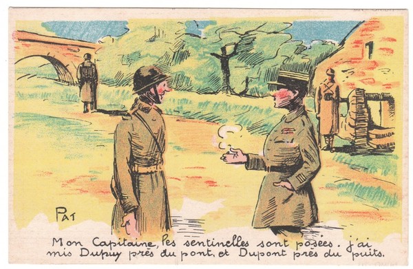 Carte humour militaire