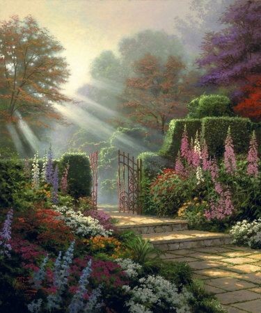 Jardin de Thomas Kinkade