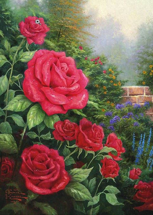 Jardin de Thomas Kinkade