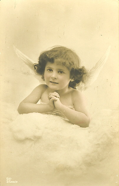 Carte victorienne enfant