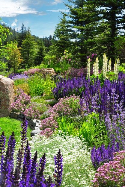 Parc et jardin  fleuris