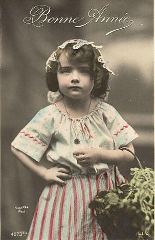 Carte ancienne enfant