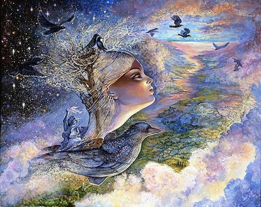 Peinture féerique de Josephine Wall