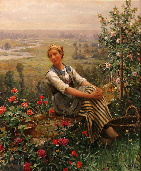 Peintre - Daniel Ridgway Knight