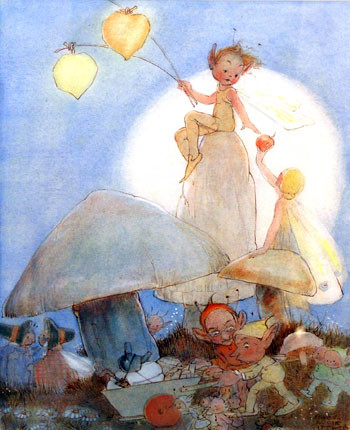 Illustration de Mabel Lucie Attwell