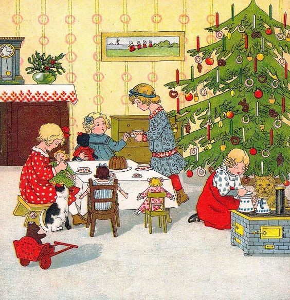 Mignonnes illustrations de Noël