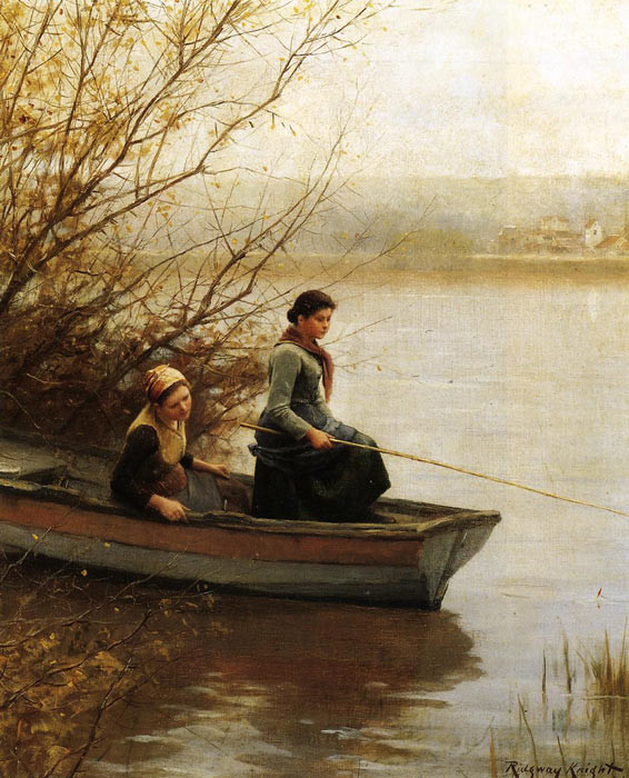 Peintre - Daniel Ridgway Knight