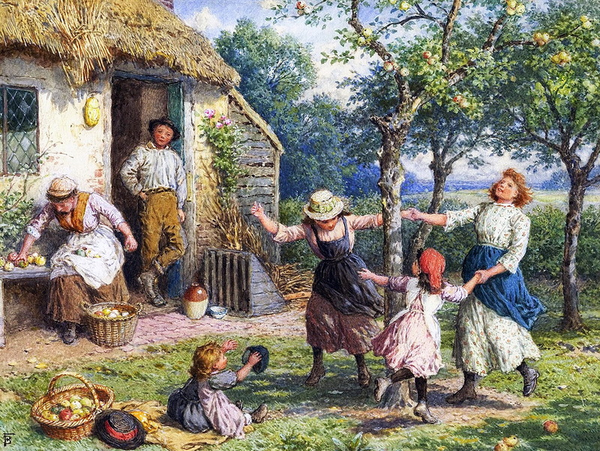 Peinture de Myles Birket Foster