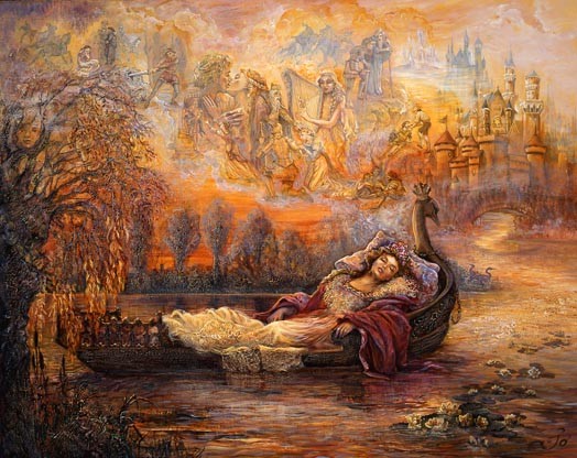 Peinture féérique de Josephine Wall