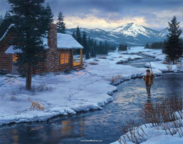 Paysage d'hiver de Linda Picken