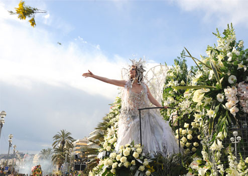 Carnaval de Nice - La bataille de fleurs