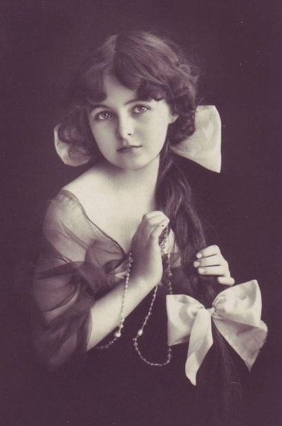 Carte  victorienne enfant