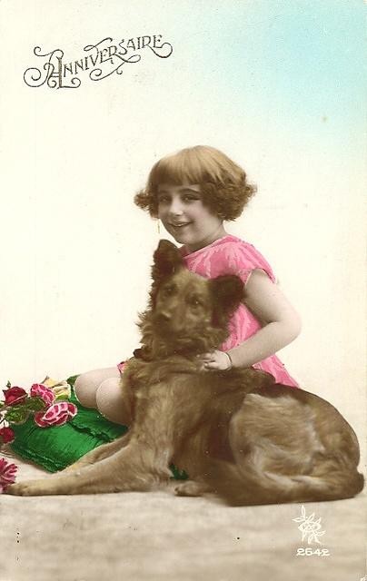 Carte  victorienne enfant