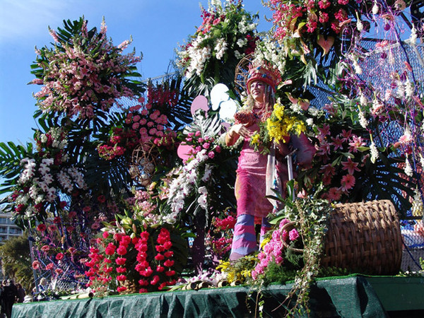 Carnaval de Nice - La bataille de fleurs