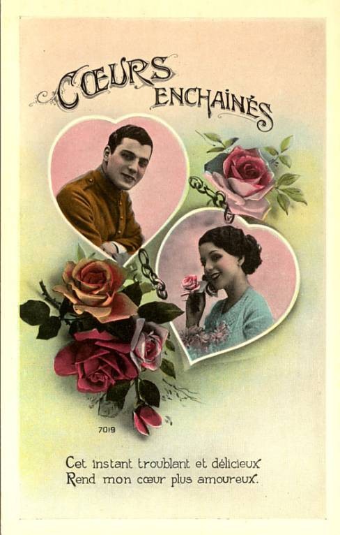  Carte ancienne de Saint Valentin