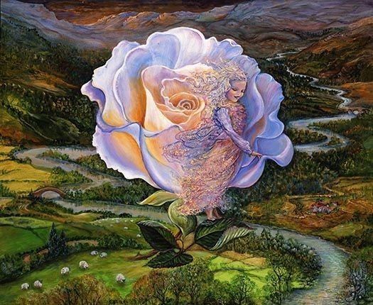 Peinture féerique de Josephine Wall