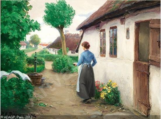 Peinture de Hans Andersen Brendekilde