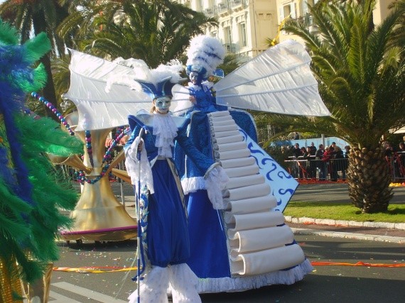 Carnaval de Nice - La bataille de fleurs