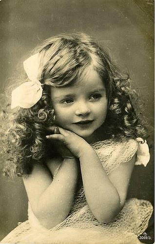 Carte  victorienne enfant