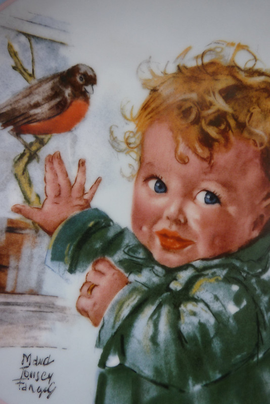 Illustration bébé d'antan
