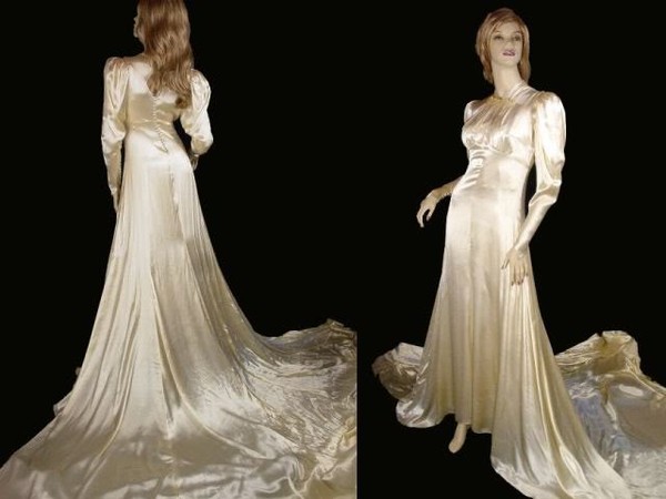 Robe de mariée d'autrefois