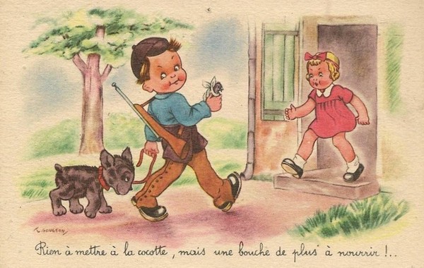 Carte humour enfant