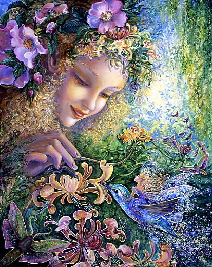 Peinture féérique de Josephine Wall