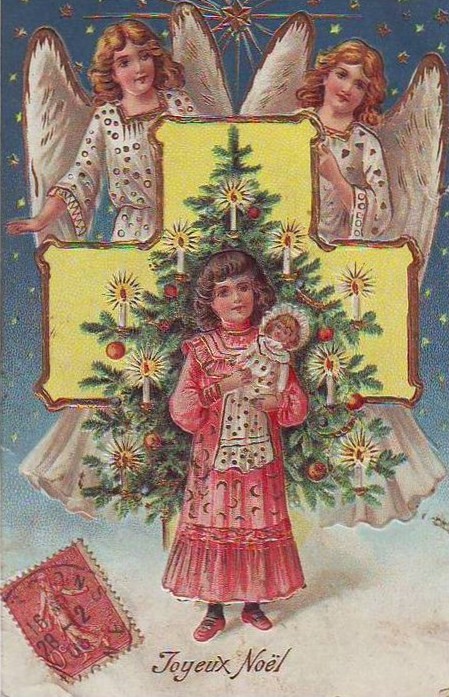 Carte ancienne de Noël