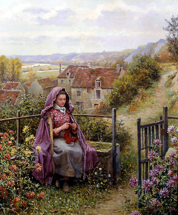 Peintre - Daniel Ridgway Knight