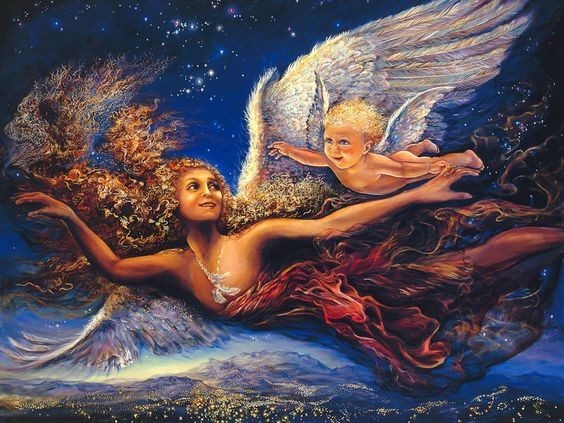 Peinture féerique de Josephine Wall