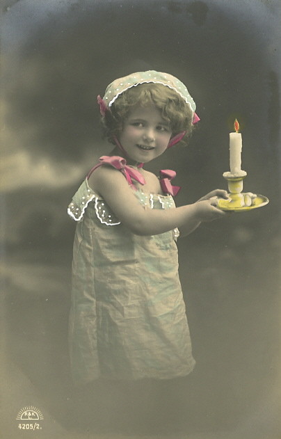 Carte victorienne enfant