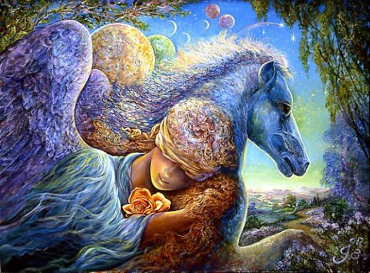 Peinture féérique de Josephine Wall