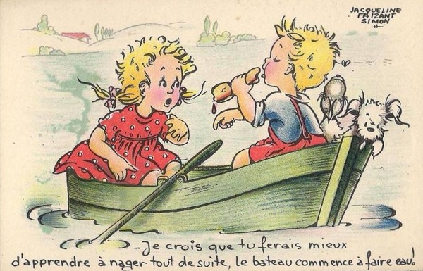 Carte humour de Jacqueline Faisant