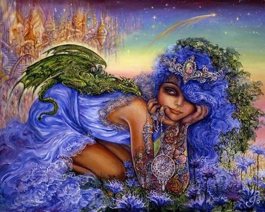 Peinture féerique de Josephine Wall