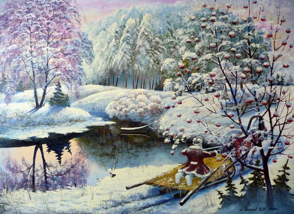 Paysage de neige -  Vladimir Nicolaievitch Markov