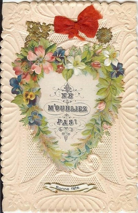 Carte ancienne de bonne fête